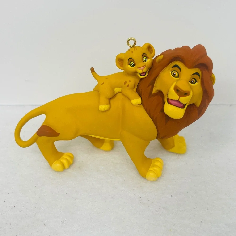 Hallmark Keepsake Disney The Lion King Mufasa and Simba 1994 Ornament with Box